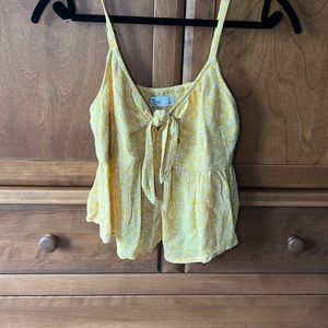 Hollister size S yellow tank